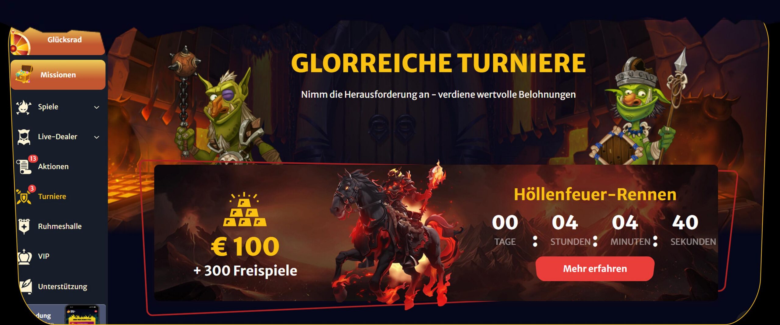 Turnierangebote Turnierangebote